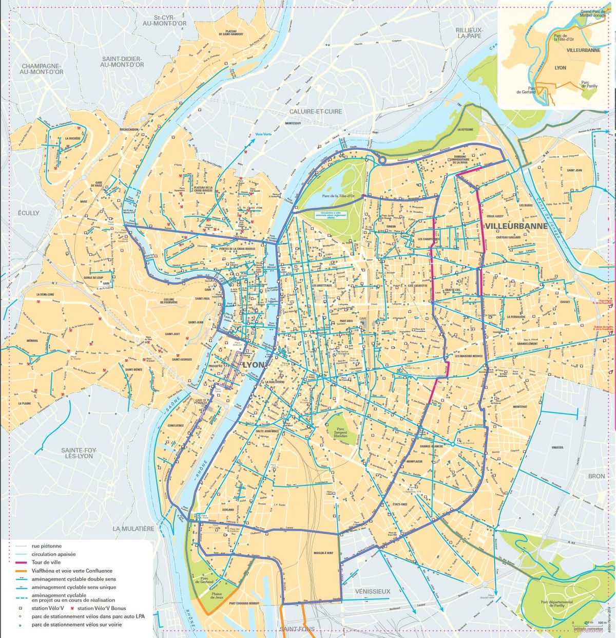 வரைபடம் லியோன் பைக்